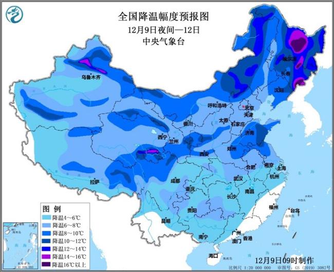 冷暖大逆转，我国部分地区降温幅度超过16℃