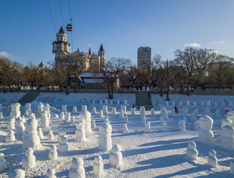 哈尔滨园区创新活动，198元认领雪人体验冰天雪地乐趣